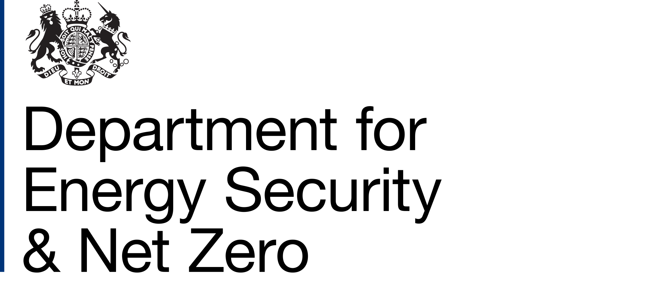 Logo for the Department for Energy Security & Net Zero